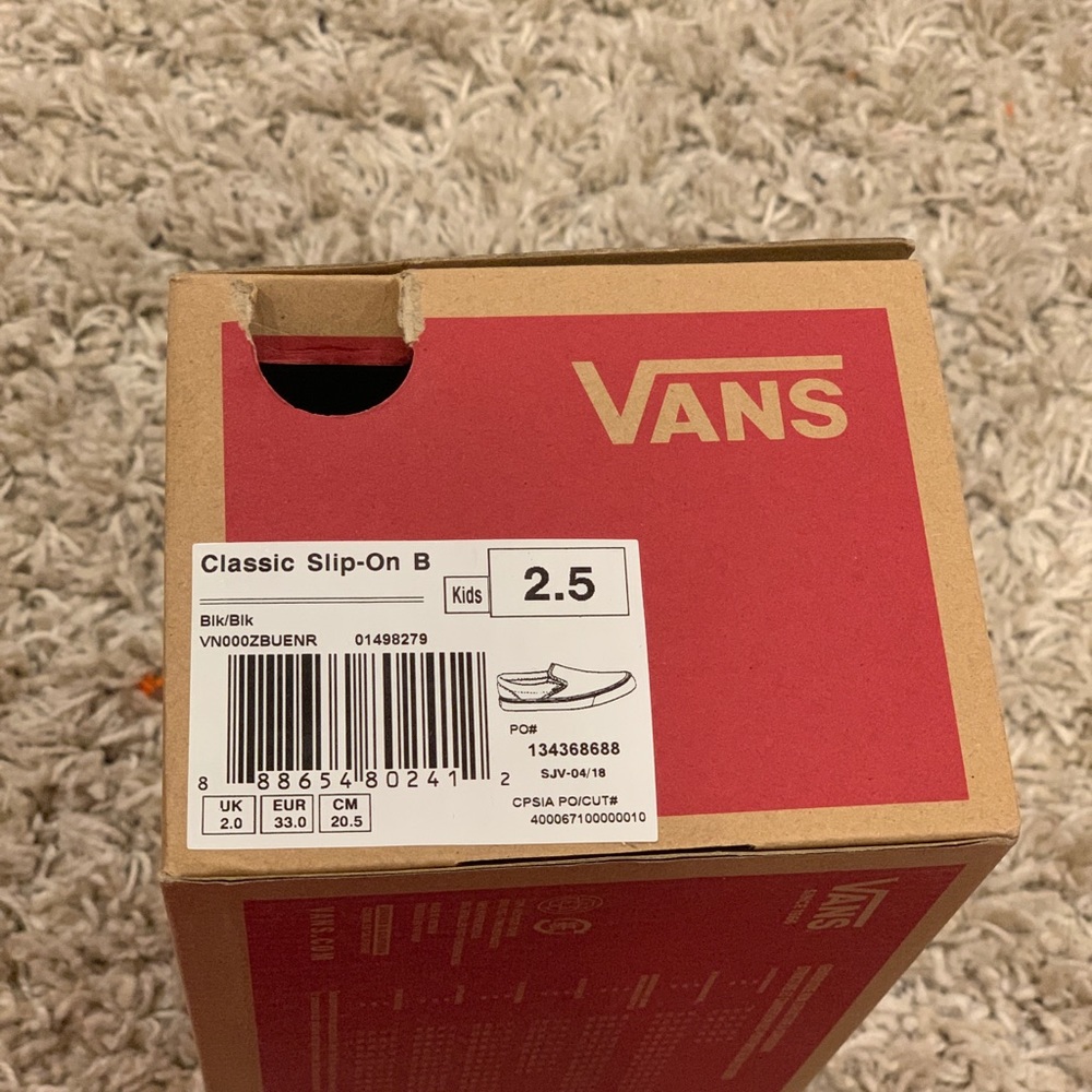 Vans slip on
